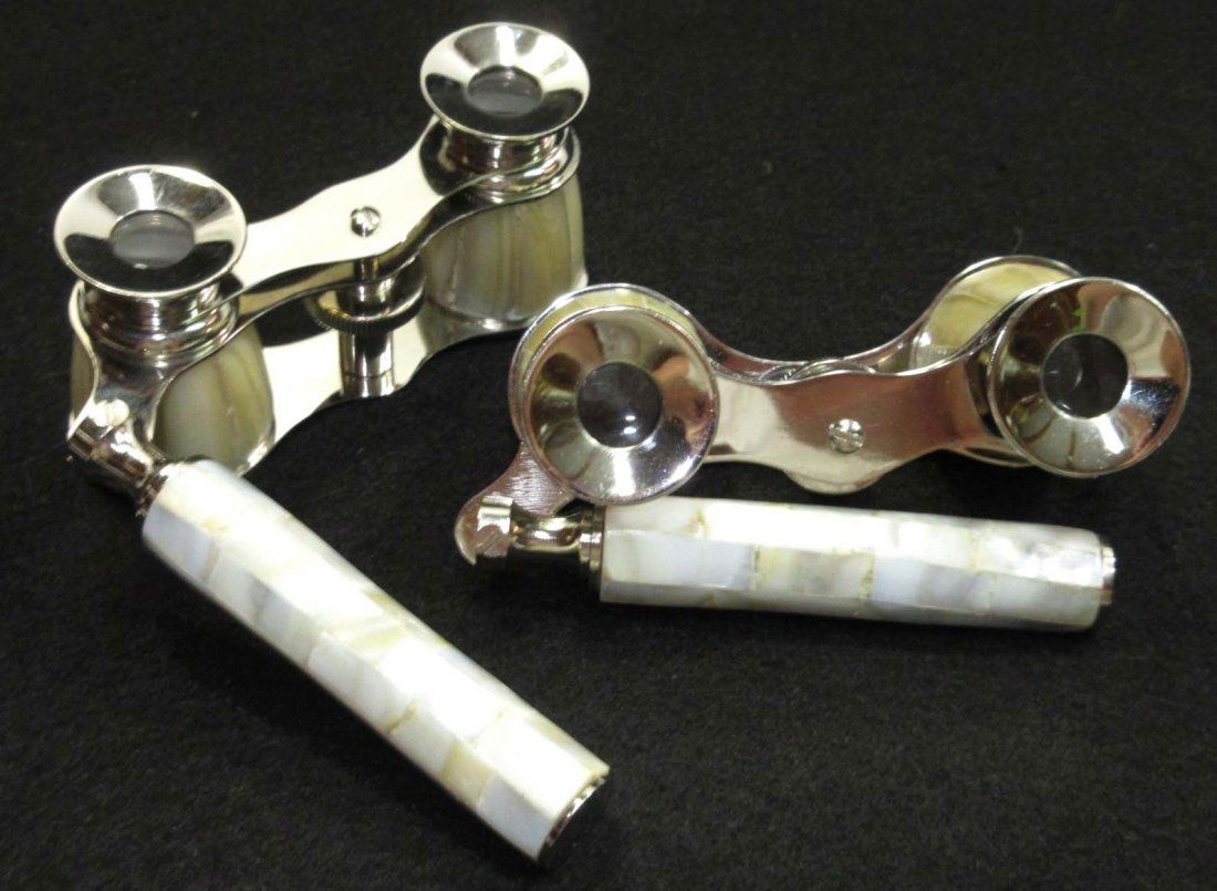 2 Pr. Opera Glasses: 4" W