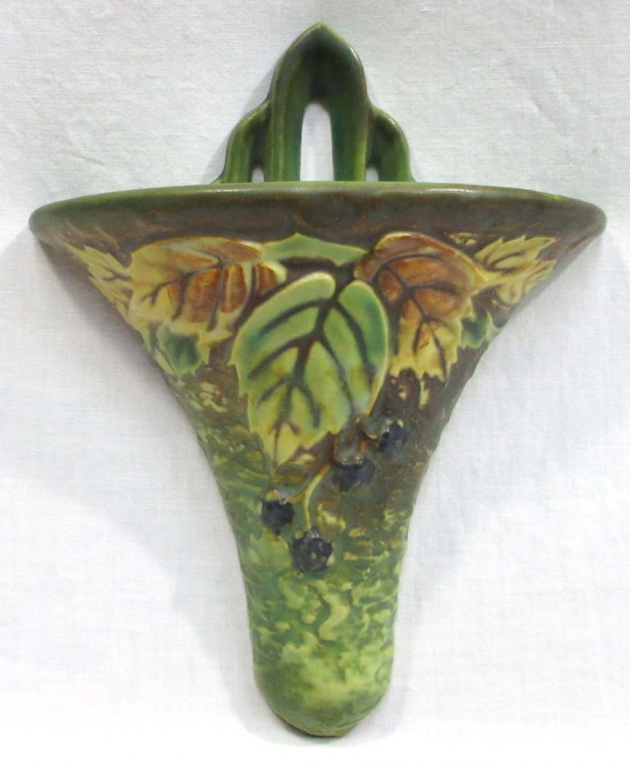 Roseville Wall Pocket (1 of 4)