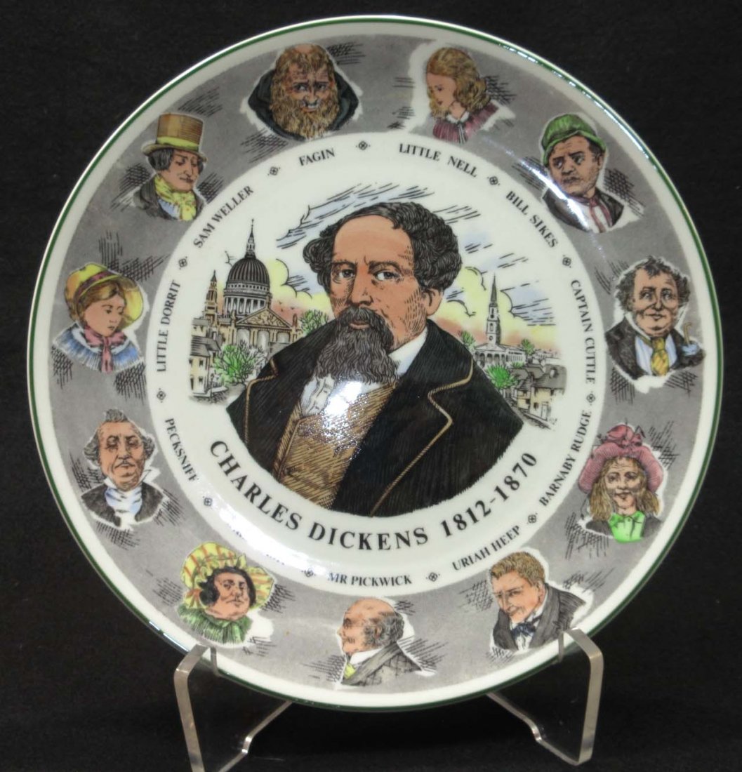 Royal Doulton Plate: 10 1/2" Charles Dickens 812-1870