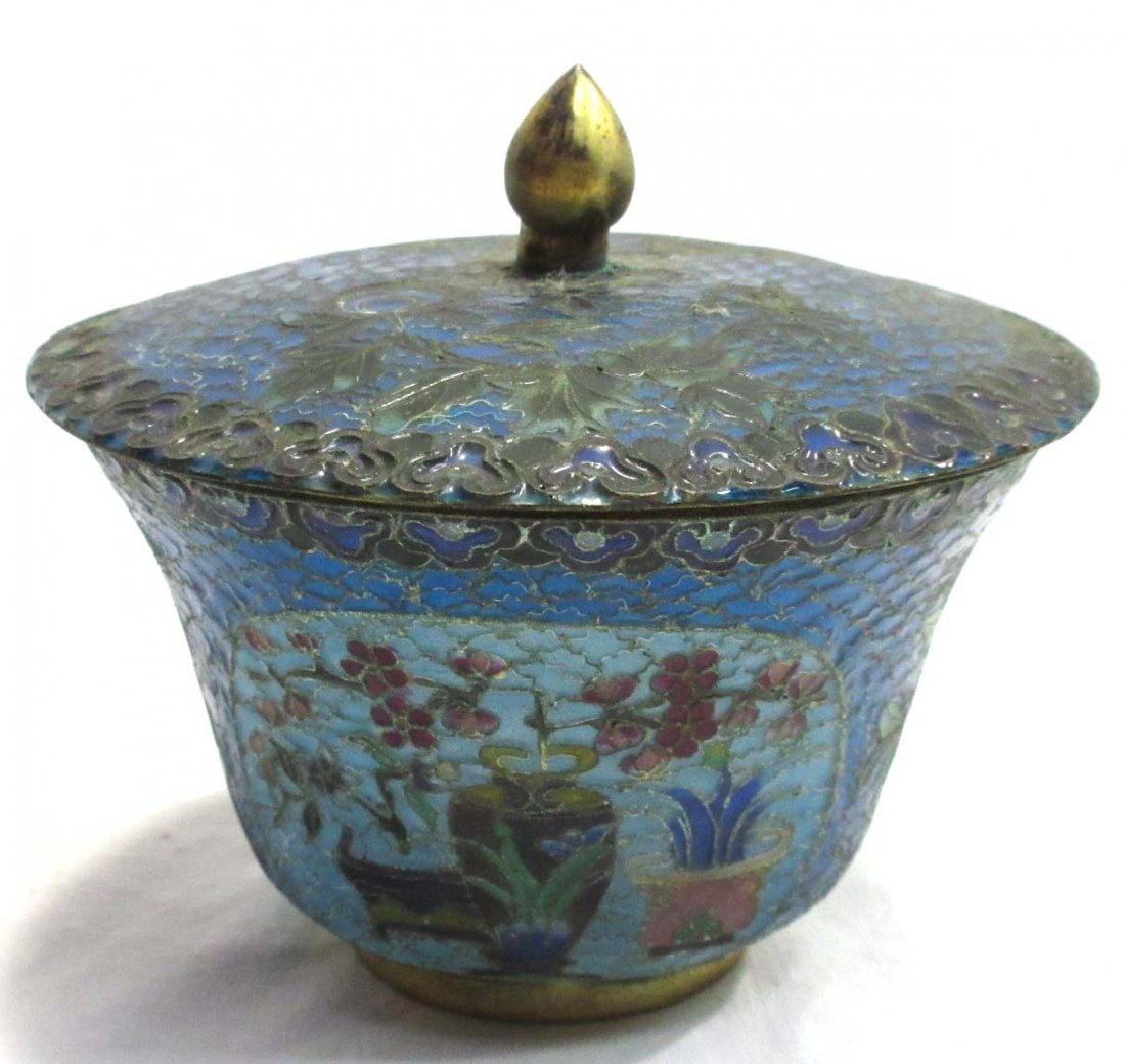 Plique a Jour Jar w/ Lid (1 of 5)