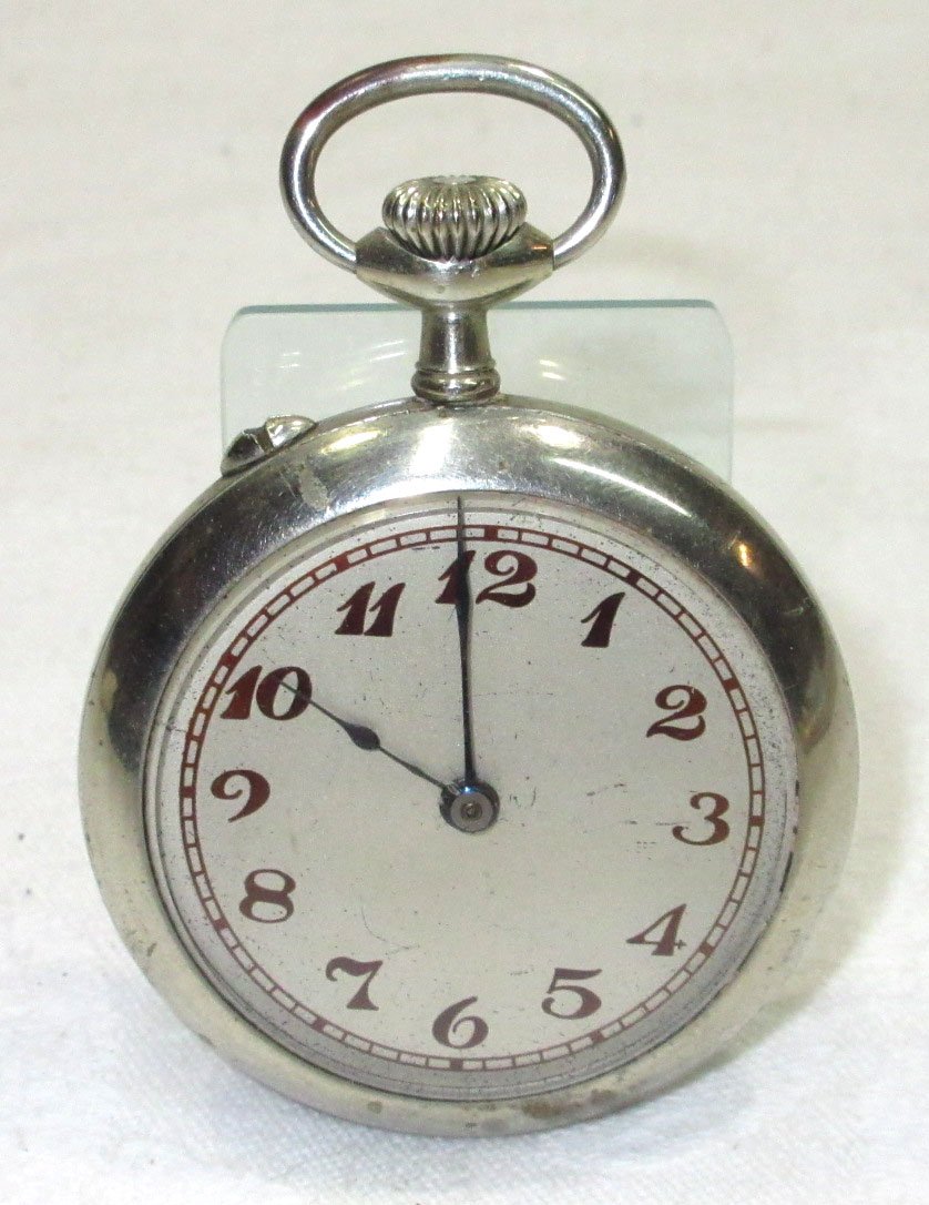 Moers Thumb Nail Set Pocket Watch: Silverode Case & Dust Cover Running We do not guarantee working order of watches