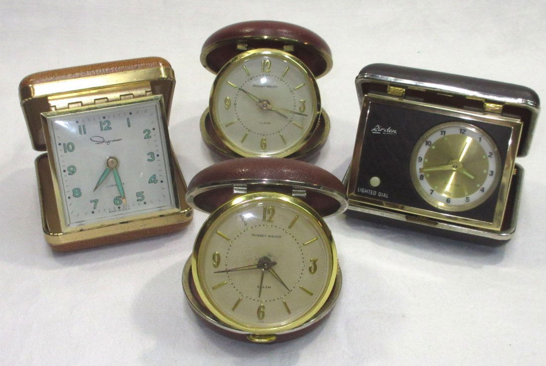 4 Travel Alarm Clocks (1 of 6)