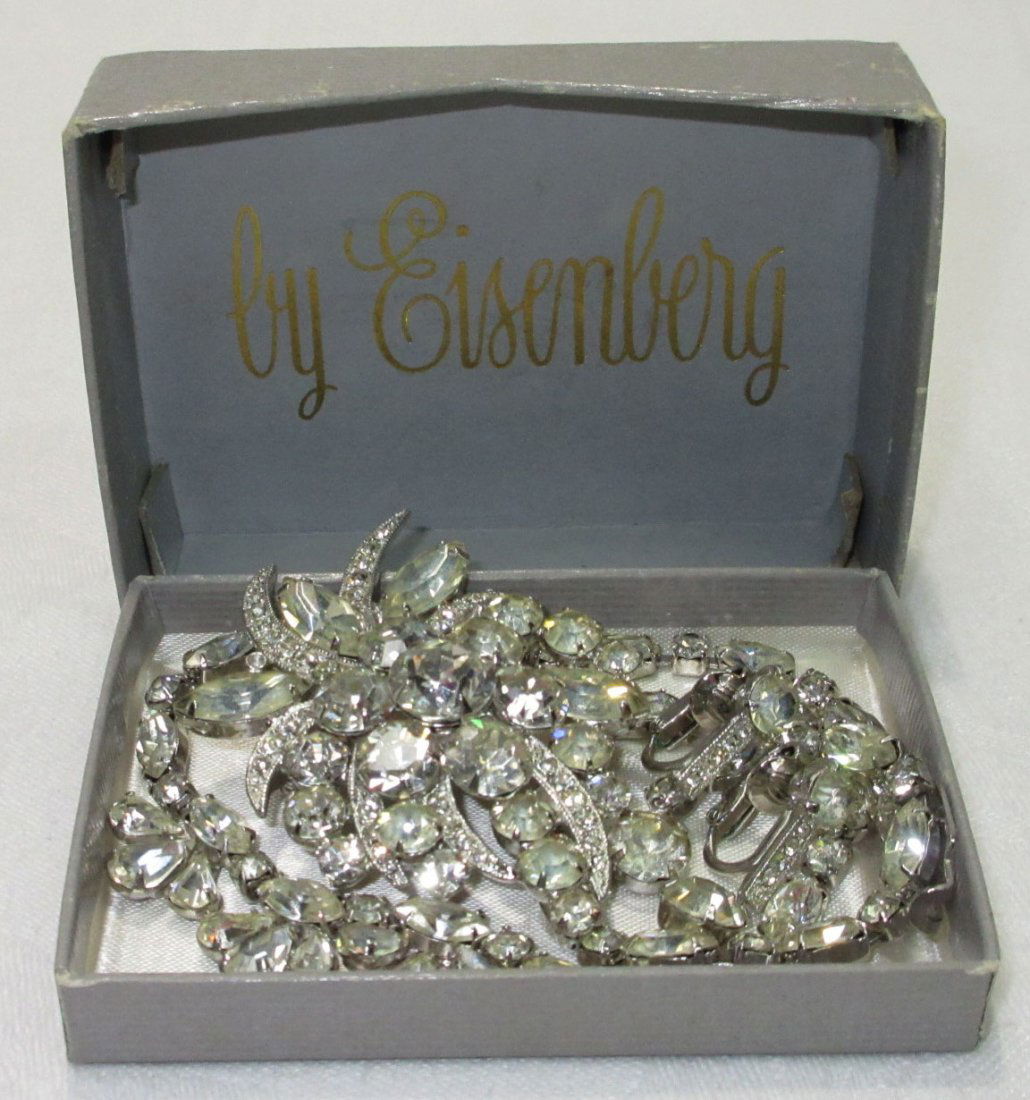 Vtg. Boxed Early Eisenberg 3pc Jewelry (1 of 10)