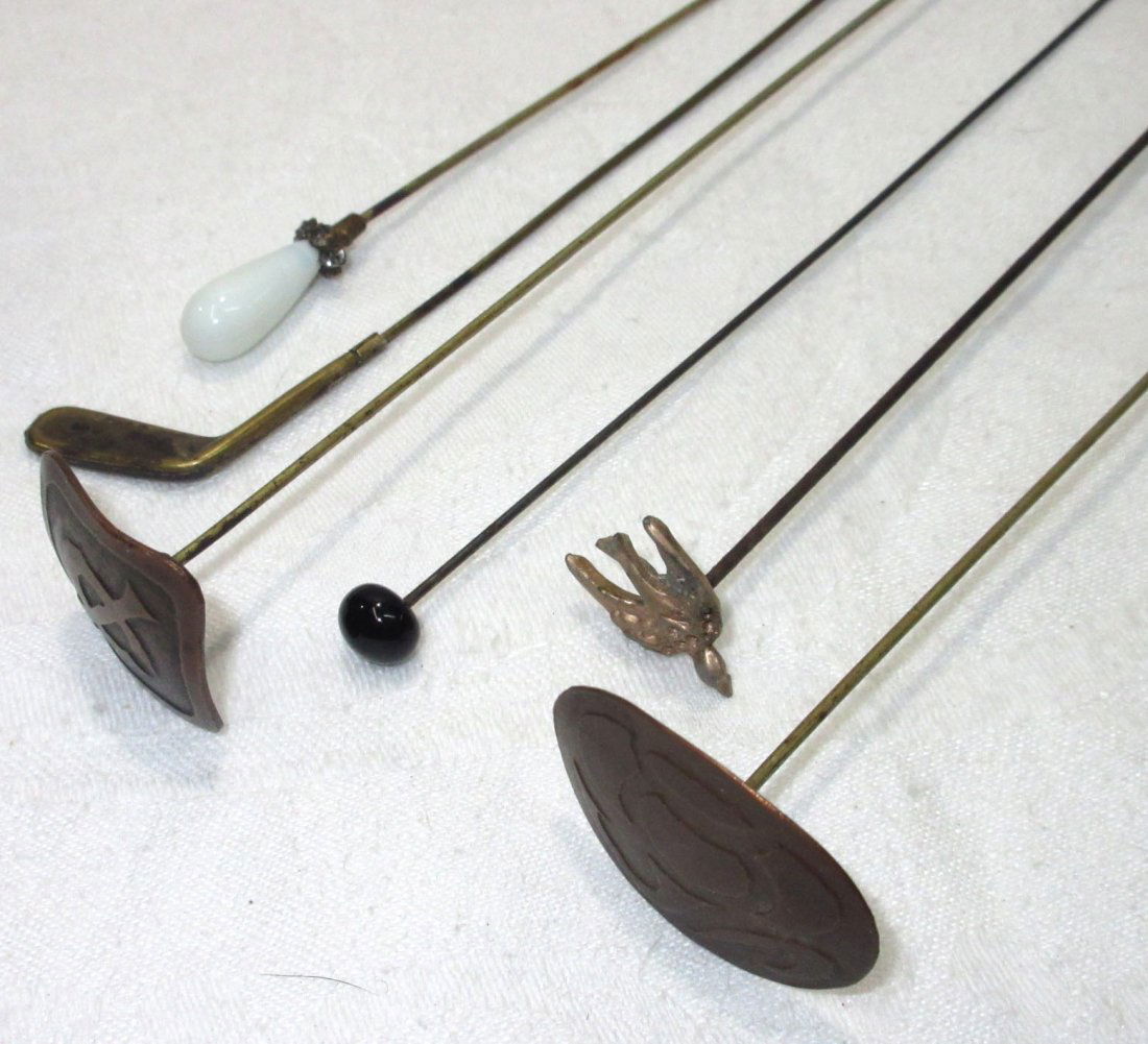6 Antique Hat Pins (1 of 5)