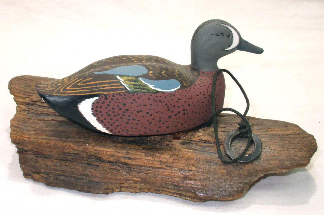 Miniature Bluewing Teal Decoy (1 of 4)