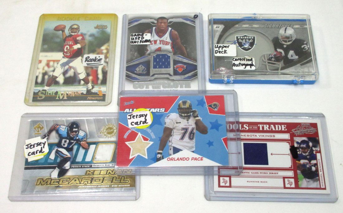 6 Football Cards (1 of 4)