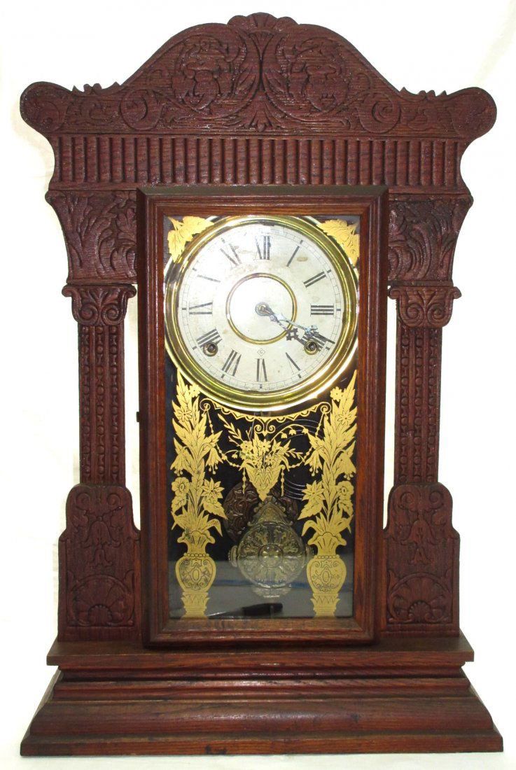 Gilbert Oak Gingerbread Clock (1 of 6)