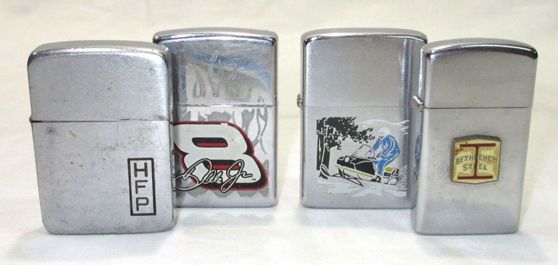 4 Zippo Lighters (1 of 5)