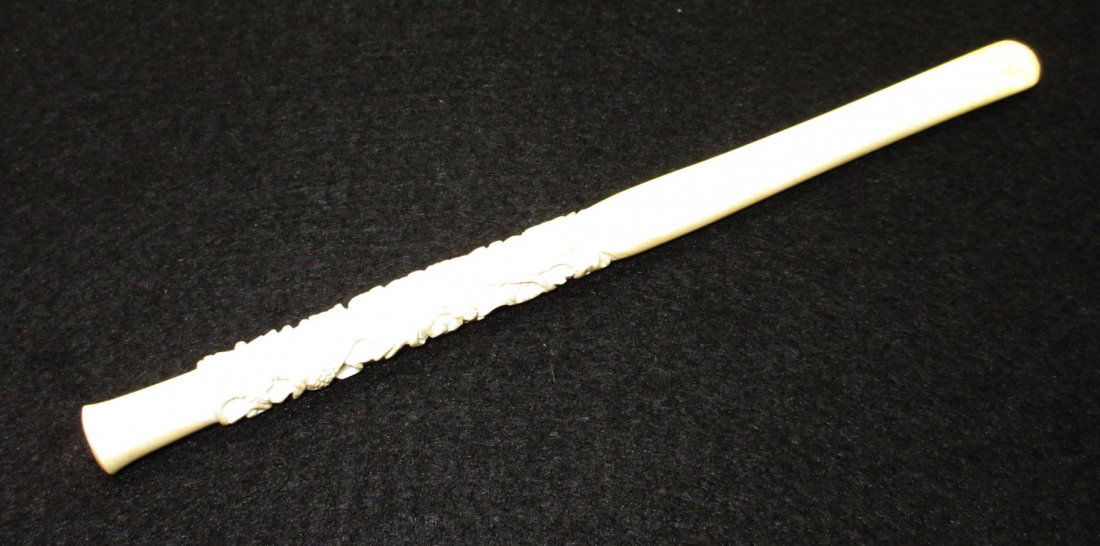 Carved Ivory Cigarette Holder (1 of 5)