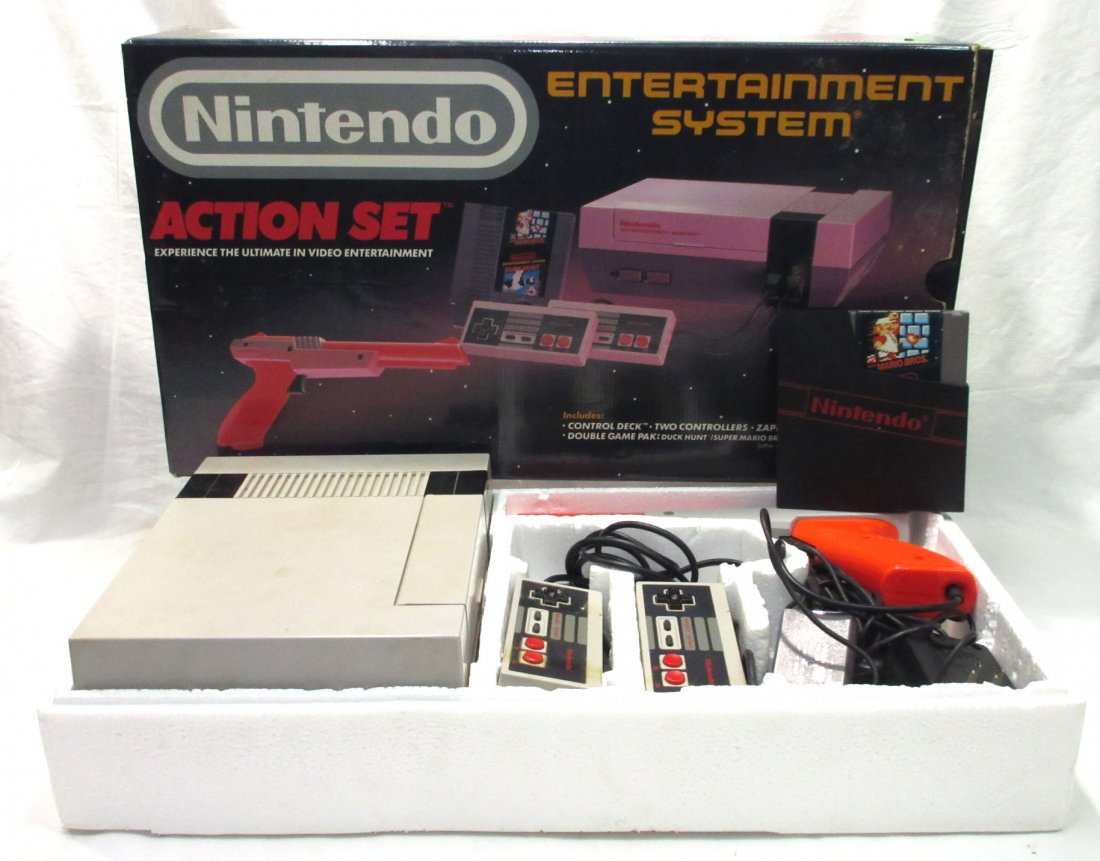 Nintendo Entertainment System: Lightly Used, Working. 21" x 12" x 5 1/2" Box