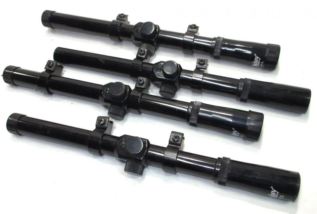 4 NOS Daisy RB Gun Scopes: 10 3/4"L