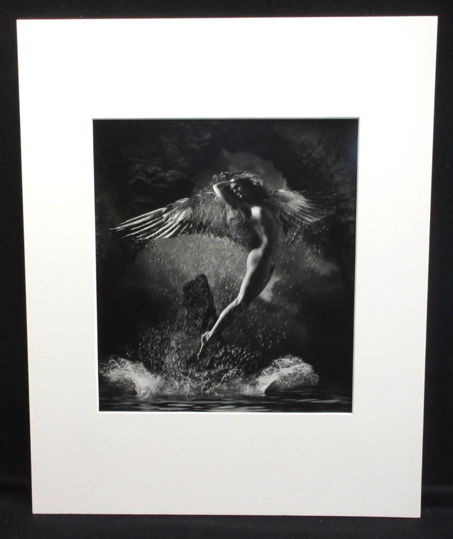 James Porto "The Guardian" Silver Print: 2002 Sgnd Verso 11 7/8" x 10 3/8"