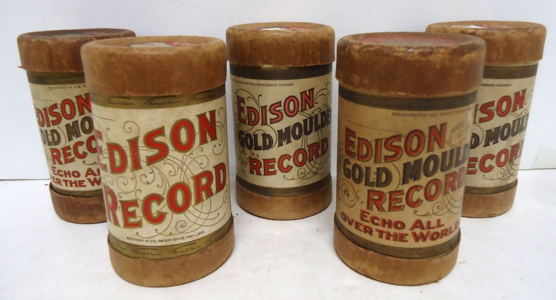 5 Edison Cylinder Records (1 of 3)