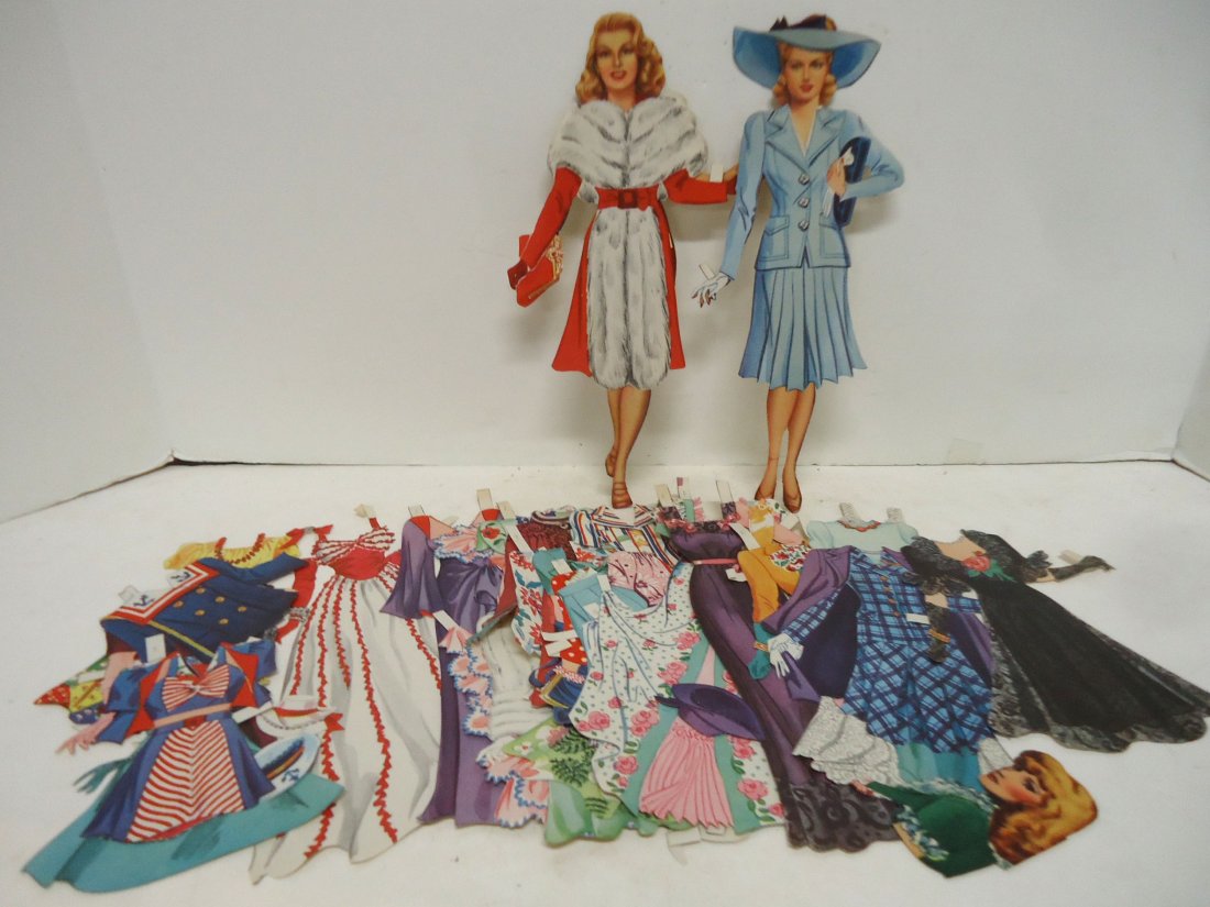 Lana Turner Paper Dolls & Accessories: Dolls 10 1/2"