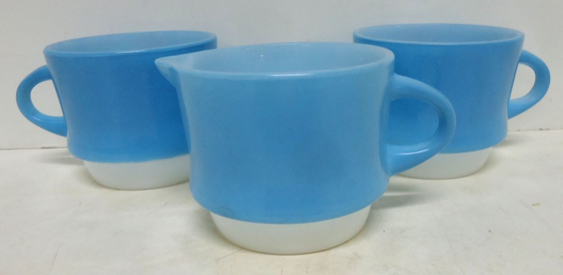 2 Fire King Cups & a Creamer (1 of 5)