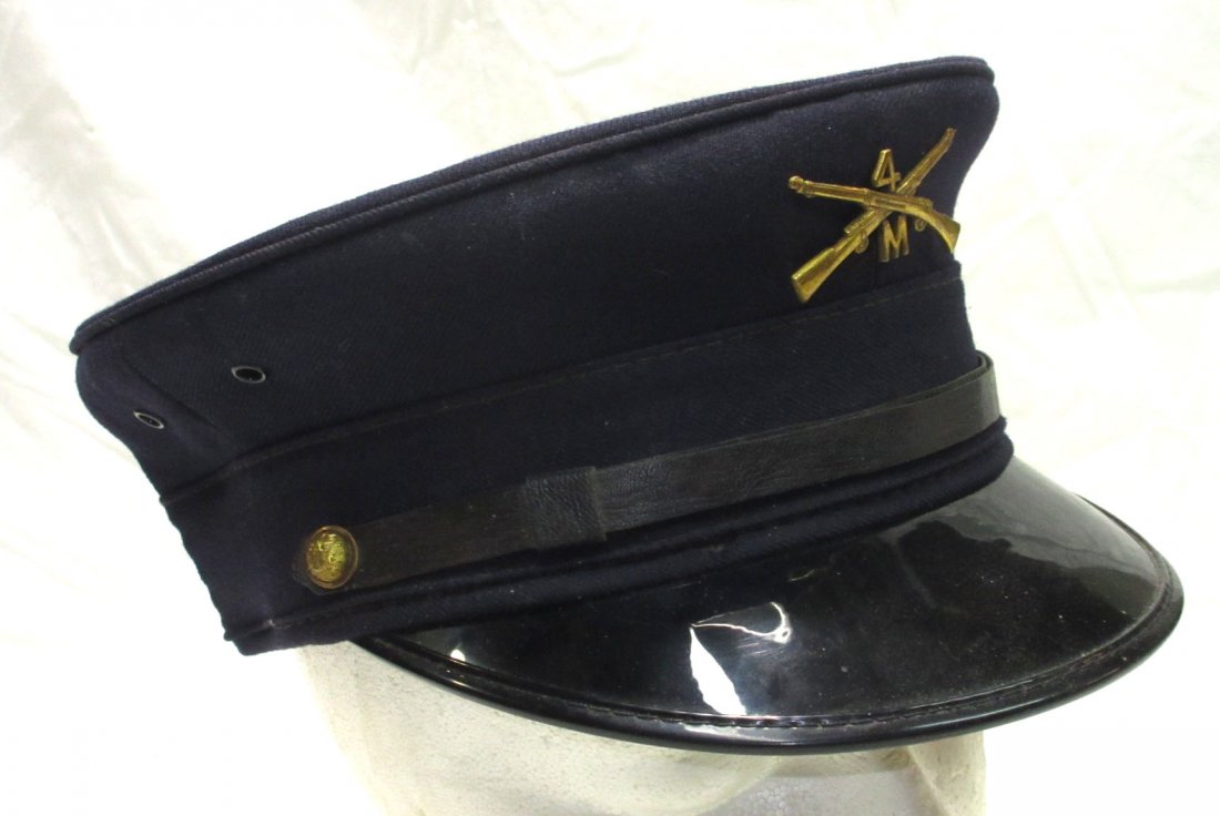 Spanish American War Visor Cap: Size 6 7/8