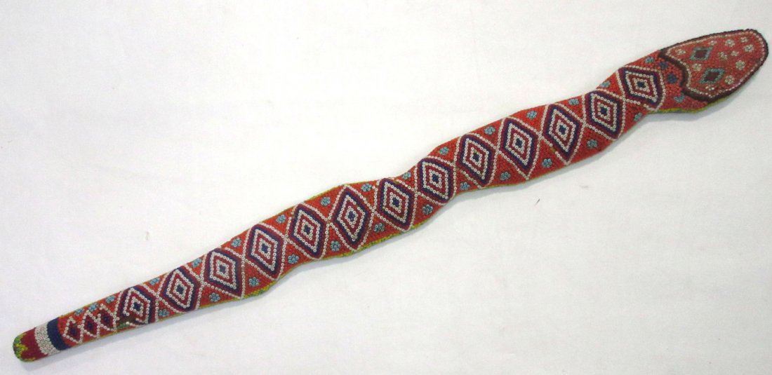 Indian Beaded Snake Fetish (1 of 4)