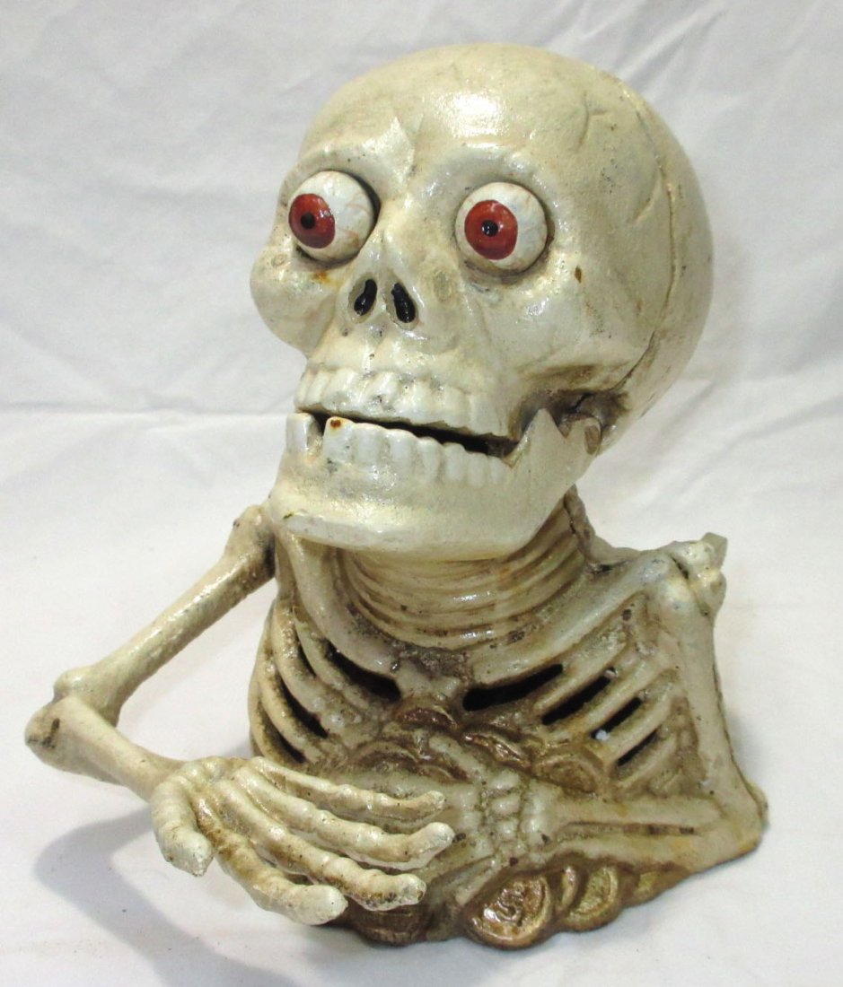 C.I. Modern Mechanical Skeleton Bank (1 of 4)