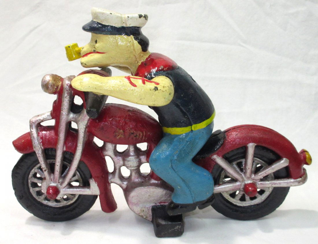 C.I. Popeye & Motorcycle Toy Modern (1 of 4)