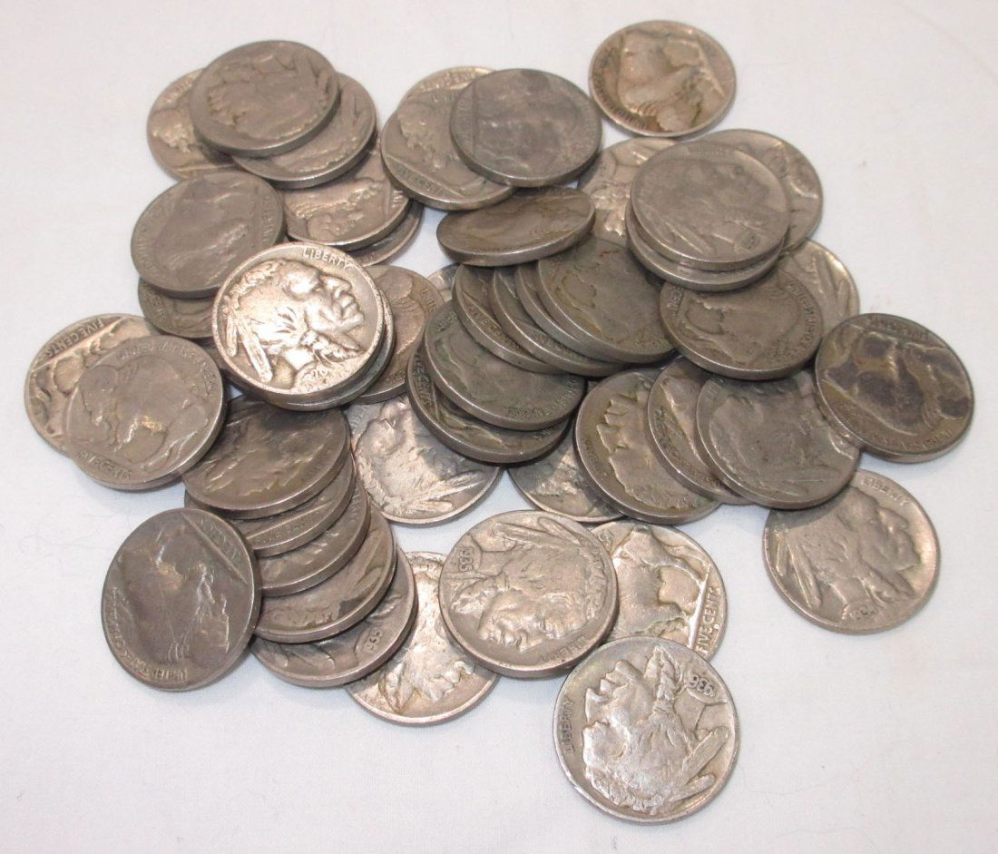 50 Buffalo Nickels (1 of 2)