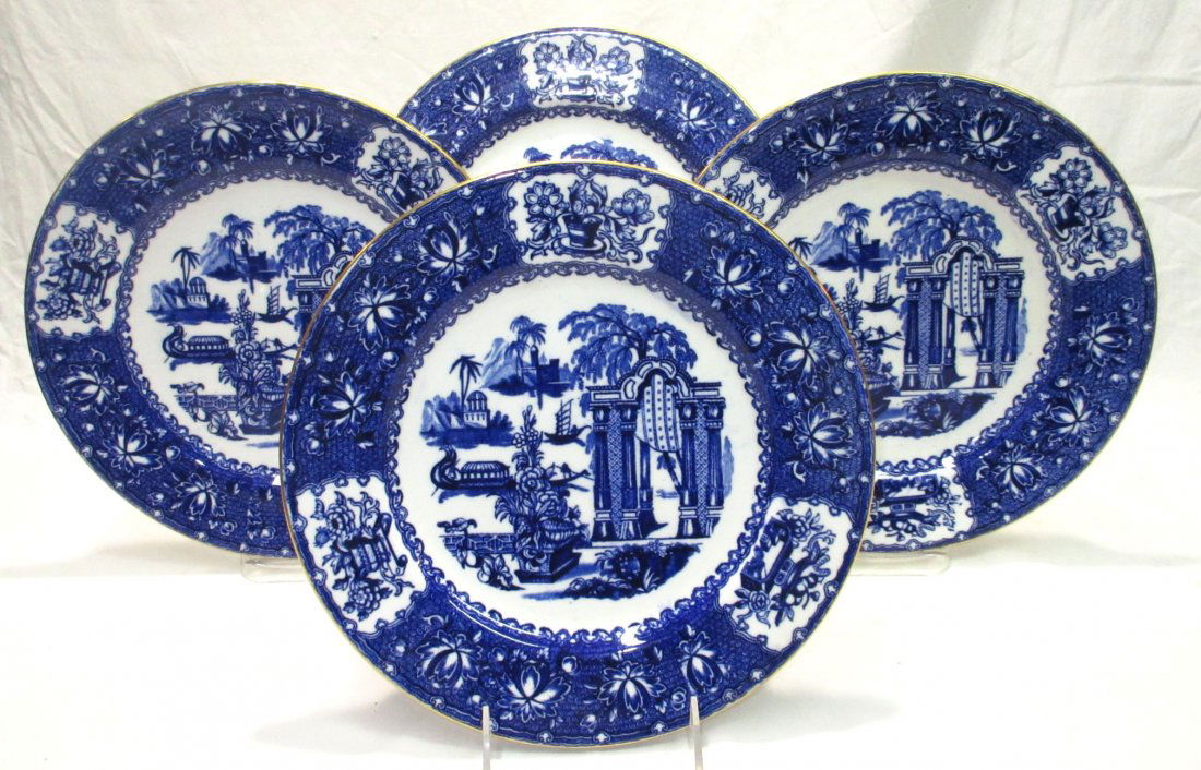 4 Copelands Tiffany & Co. Plates (1 of 4)