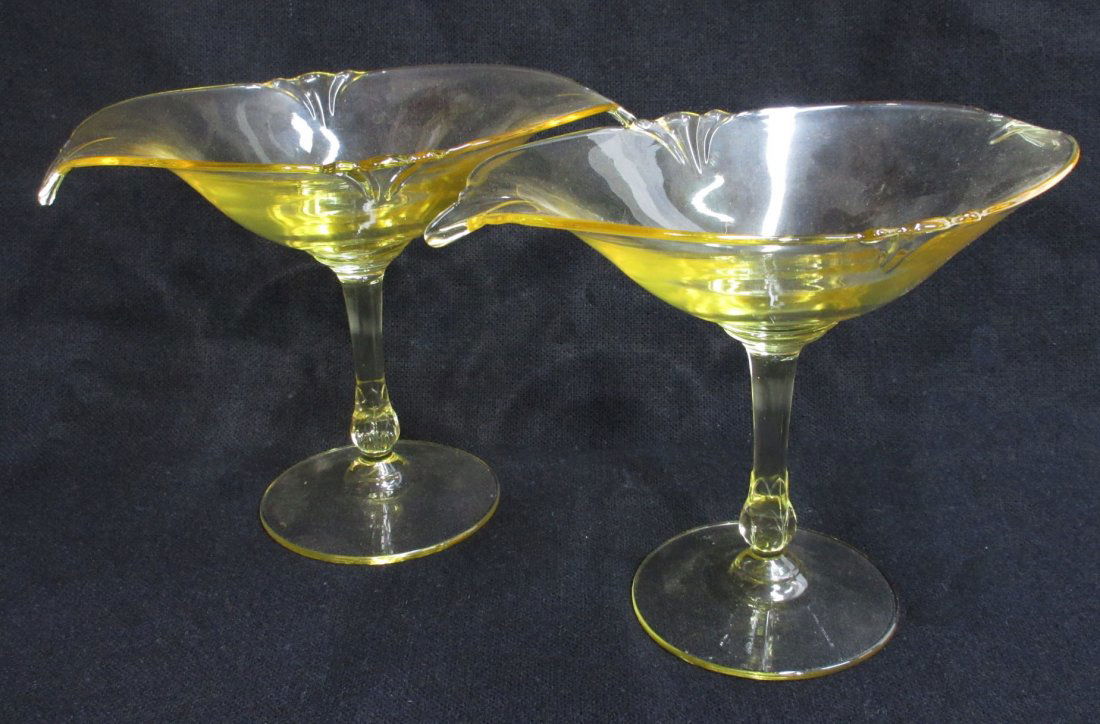 2 Yellow Heisey Compotes (1 of 3)