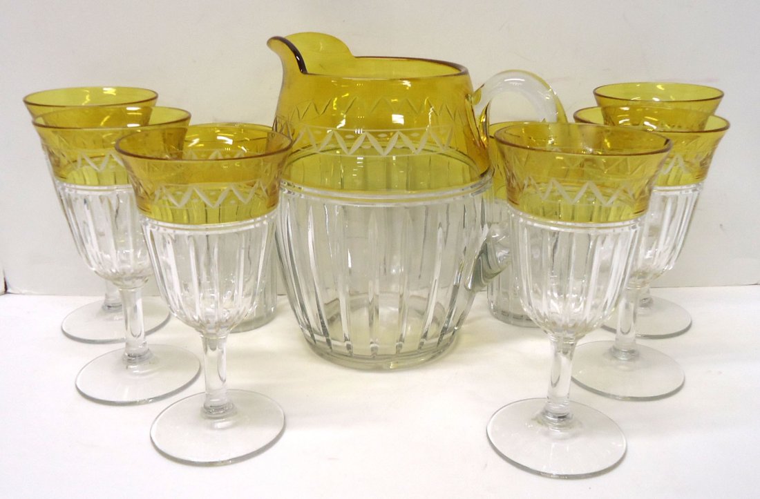 9pc Etched Water Set (1 of 6)