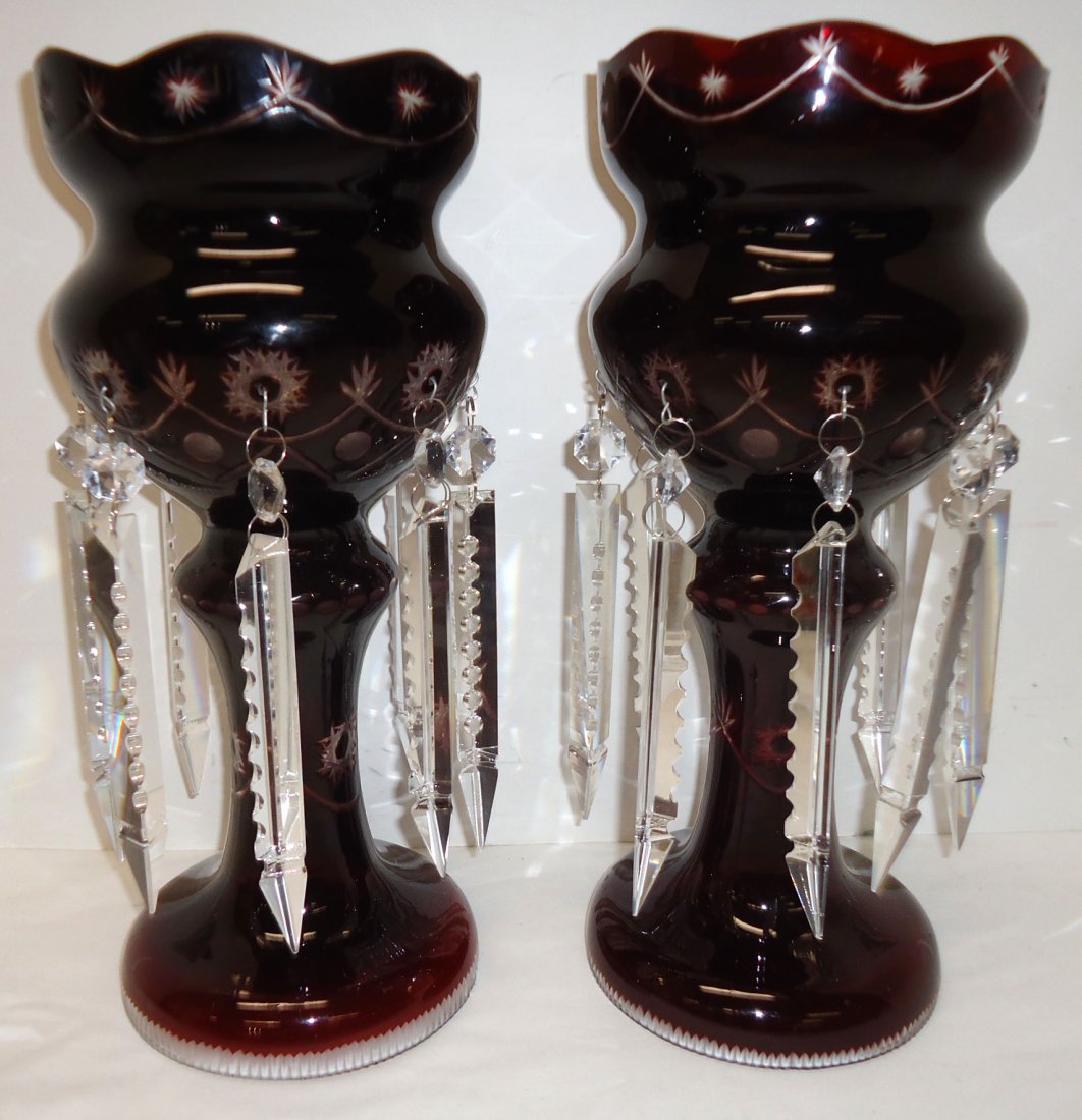 Pr. Ruby Cut to Clear Lusters (1 of 3)