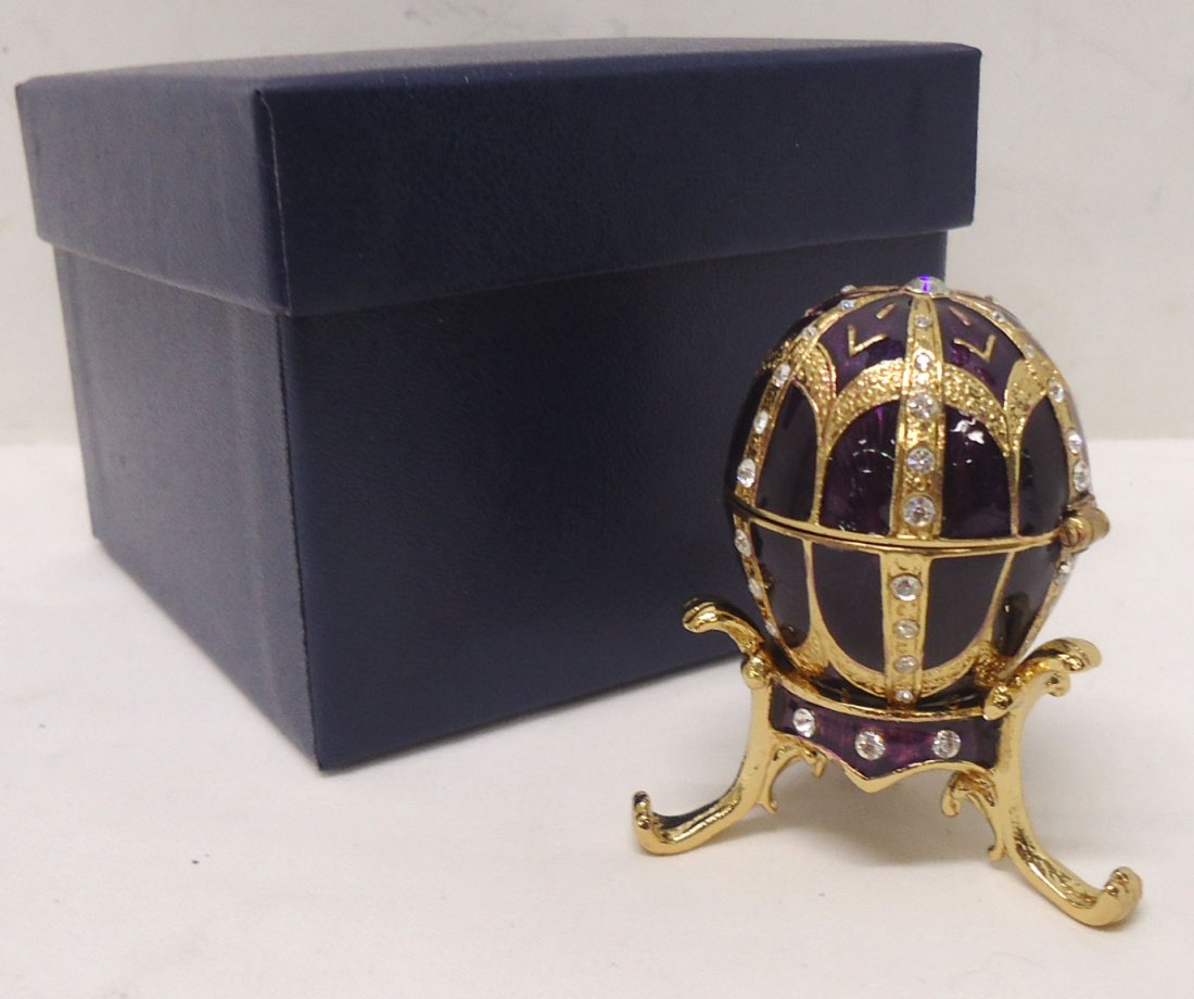 Enameled Jeweled Ring Box (1 of 4)