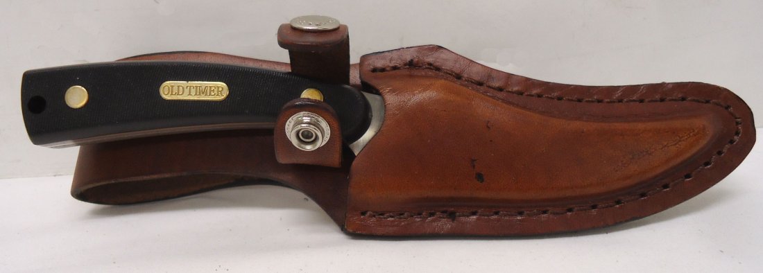 Schrade Old Timer Sheath Knife: 8"L w/ sheath