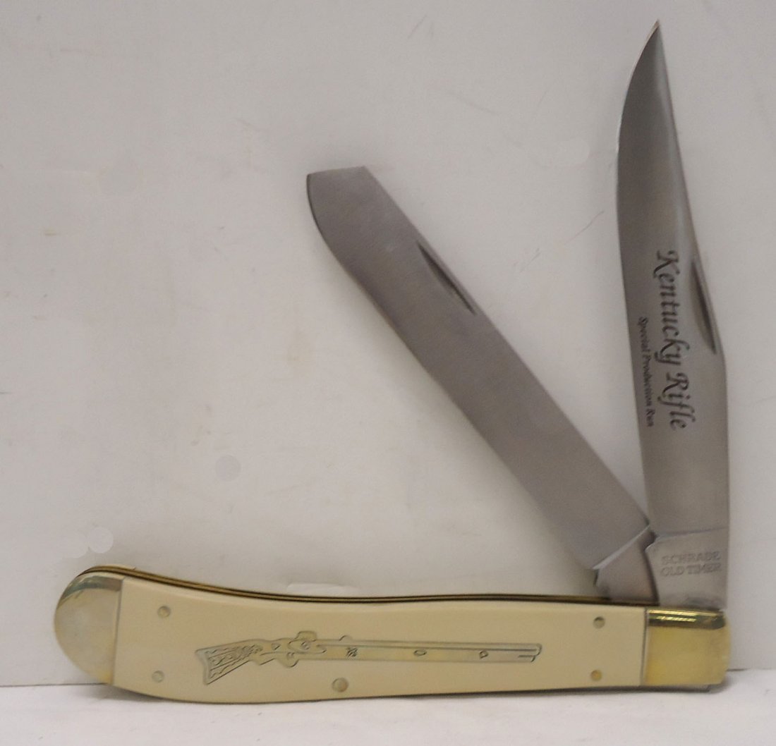 Huge Schrade KY Rifle Folding Knife: 8 1/4" Closed