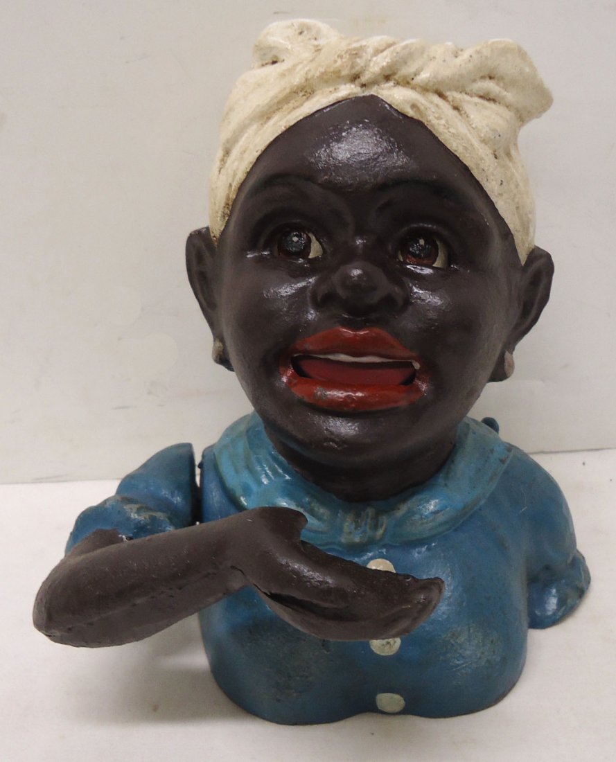 Modern C.I. Mechanical Black Memorabilia Bank (1 of 5)