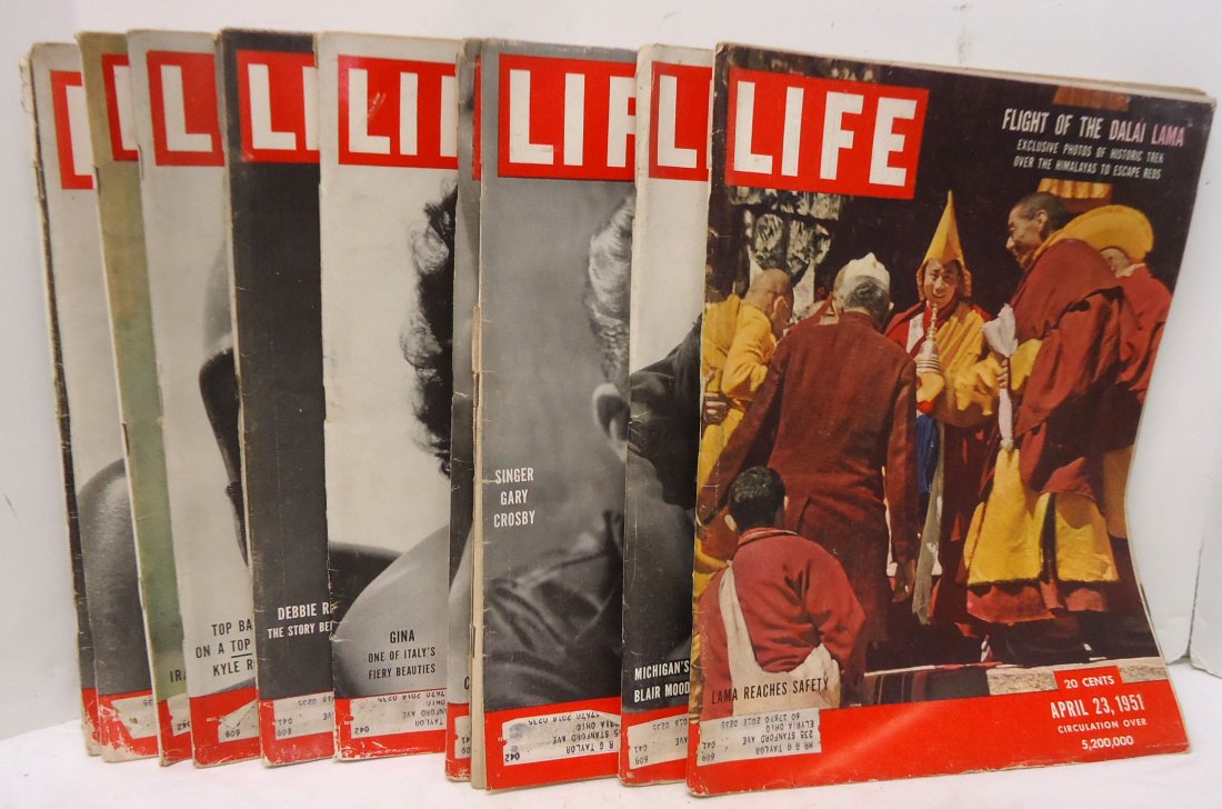 12 Life Magazines 1950-51 (1 of 4)