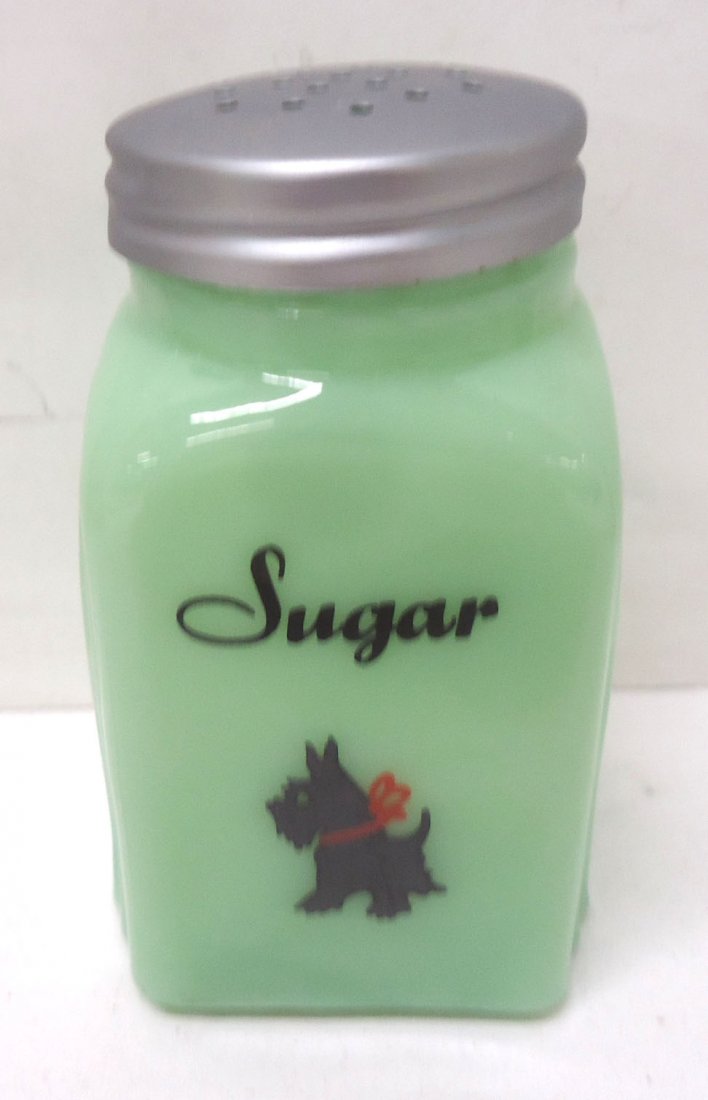 Scotty Jadeite Sugar Shaker (1 of 3)