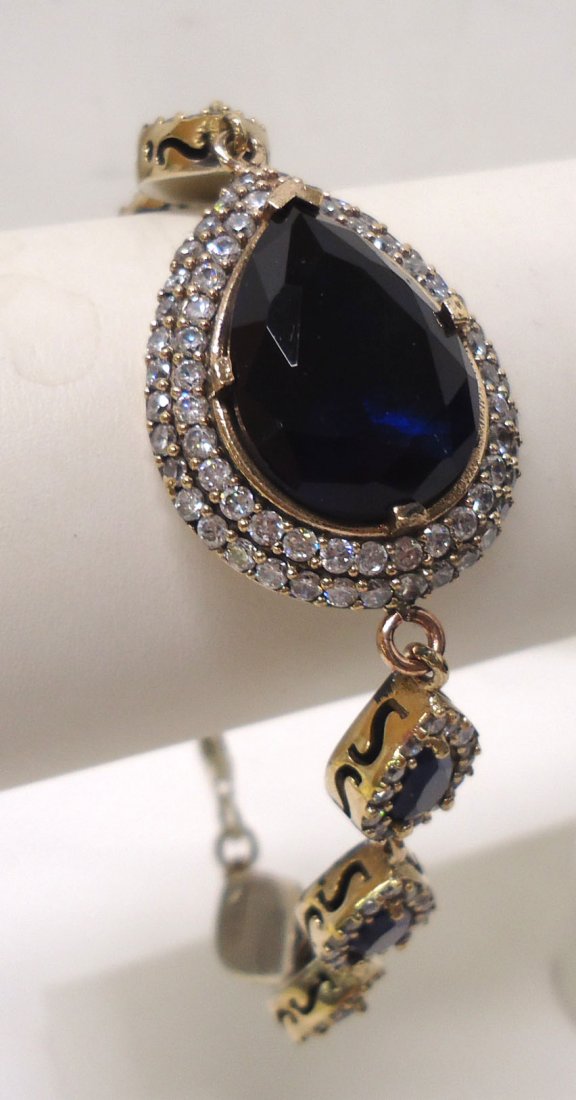 Sterling & Sapphire Bracelet (1 of 4)