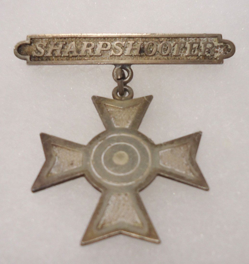 Sterling Sharpshooter Badge (1 of 2)
