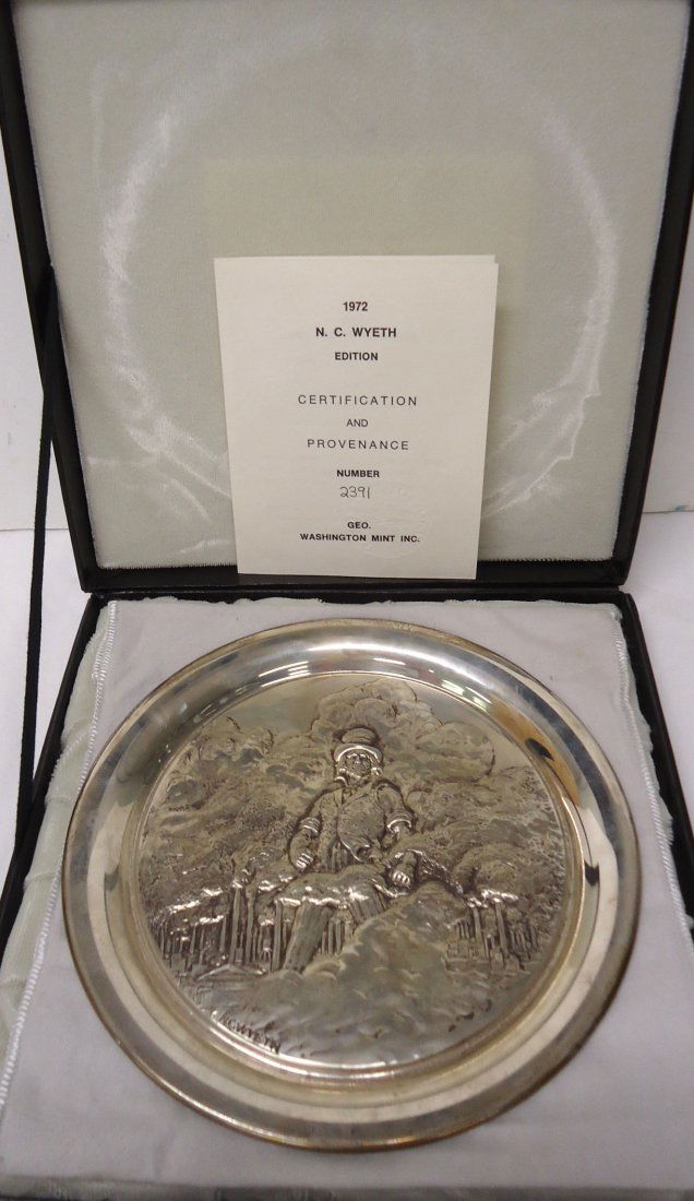 Washington Mint Sterling Plate 10.6 oz (1 of 5)