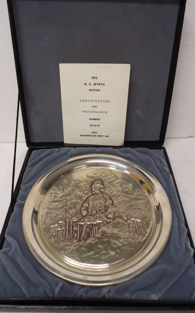 Washington Mint Sterling Plate 10.6 oz (1 of 5)