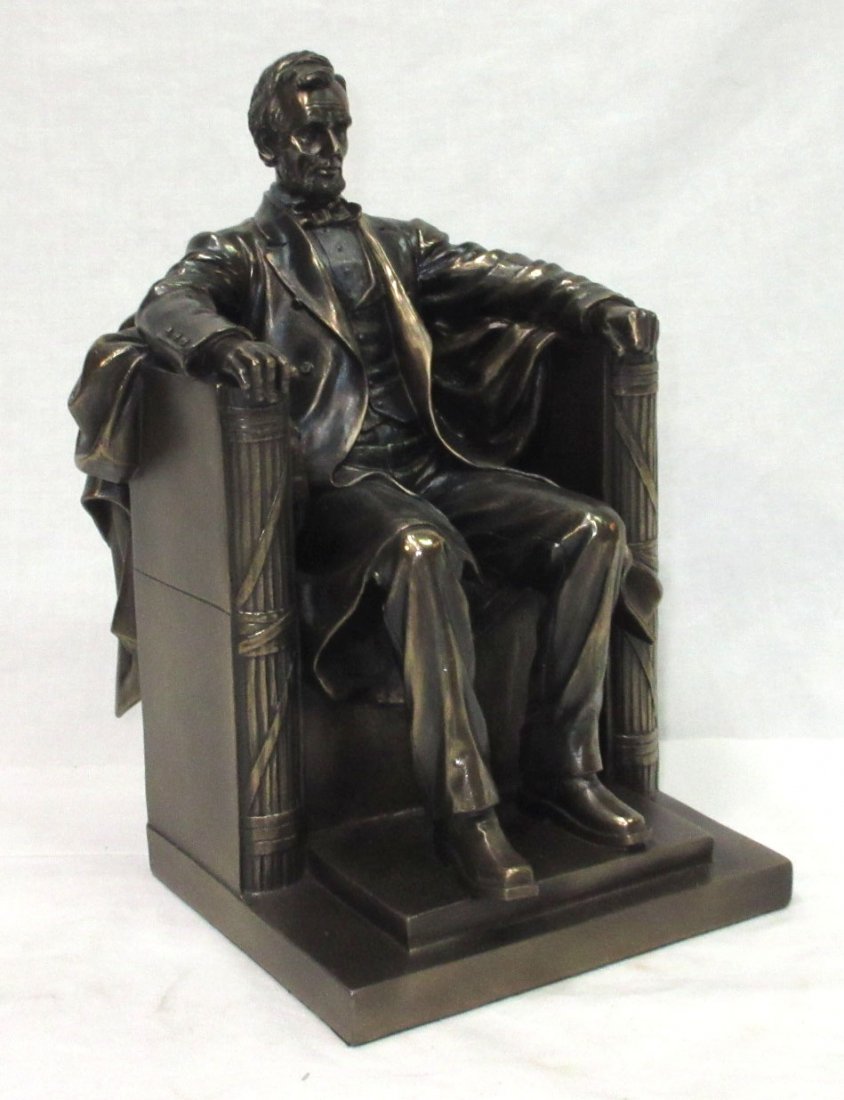 Bronzed Abraham Lincoln Statue (1 of 5)