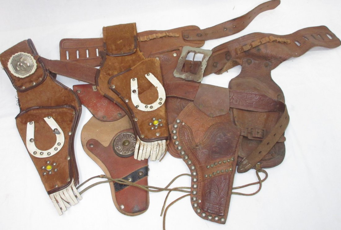 6 Toy Cup Gun Holsters: 6pc