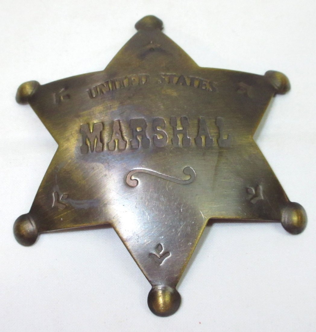 Modern U.S. Marshall Brass Badge (1 of 2)