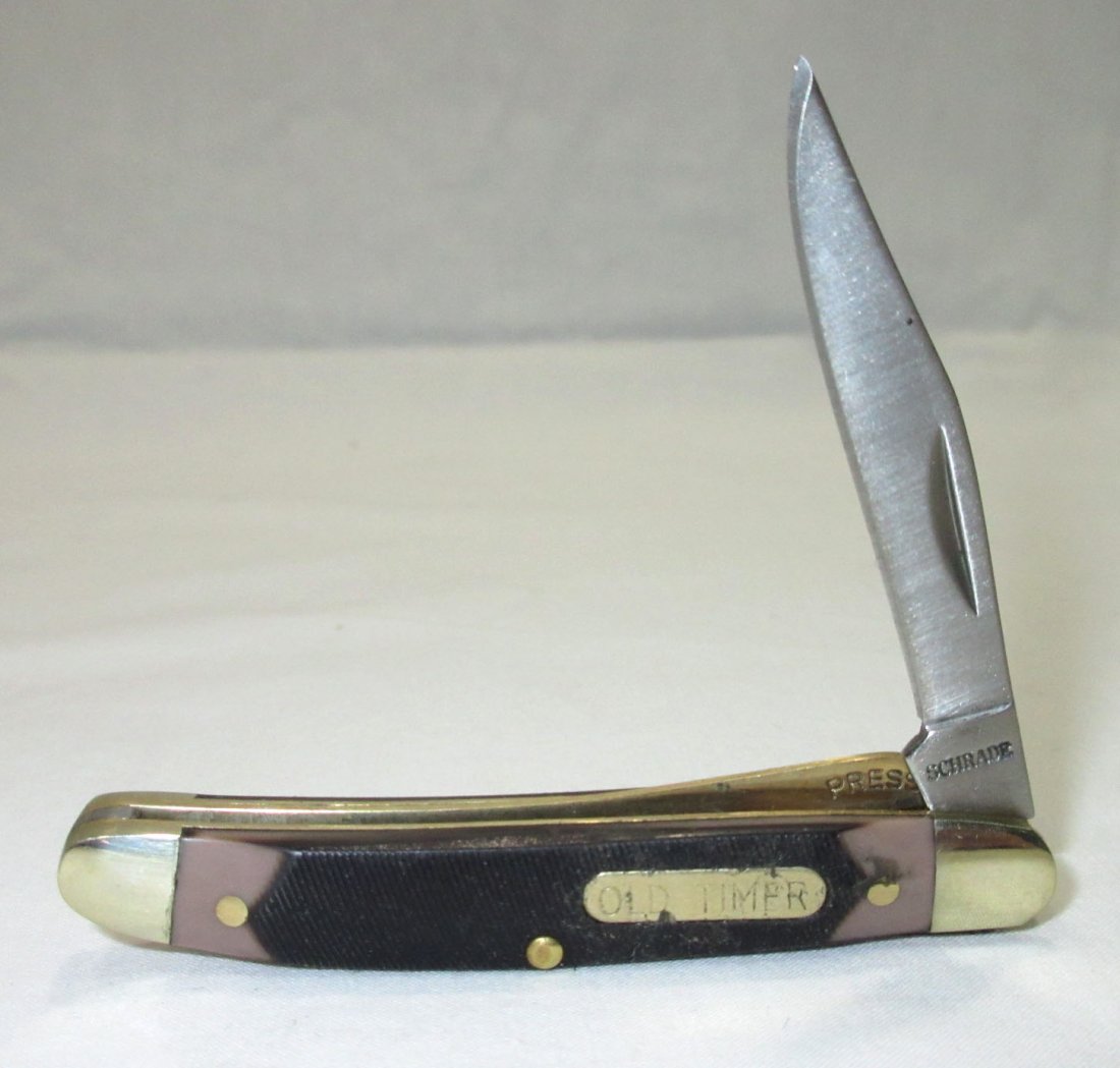 Schrade Old Timer Folding Knife: 2 3/4" Closed