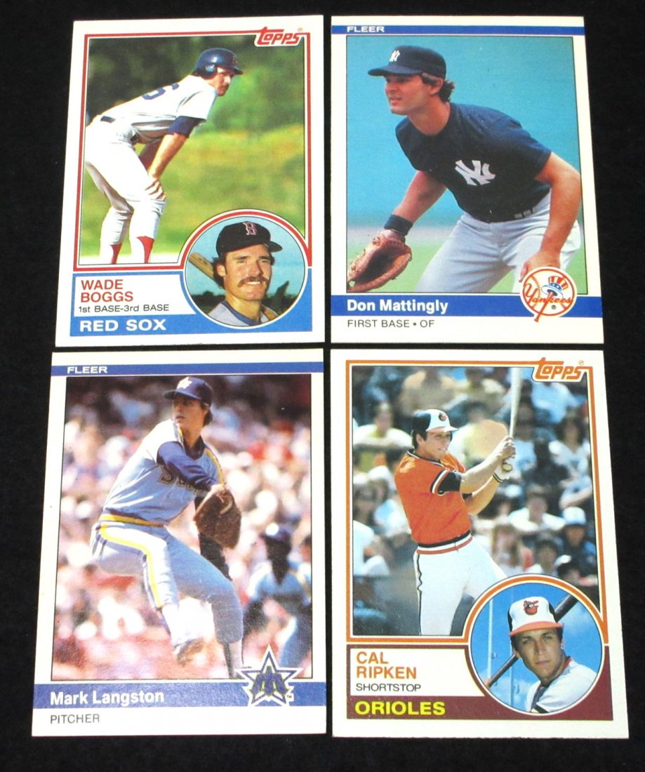 4 R.C, Boggs, Ripken etc: 83 Boggs, '84 Mattingly, '83 Ripken, '84 Langston