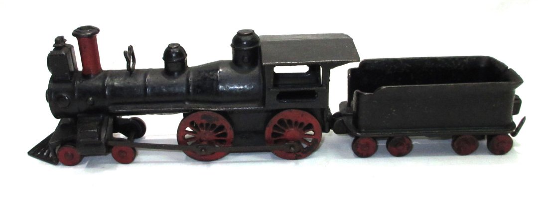 Early CI Locomotive & Tender: 8"L Engine