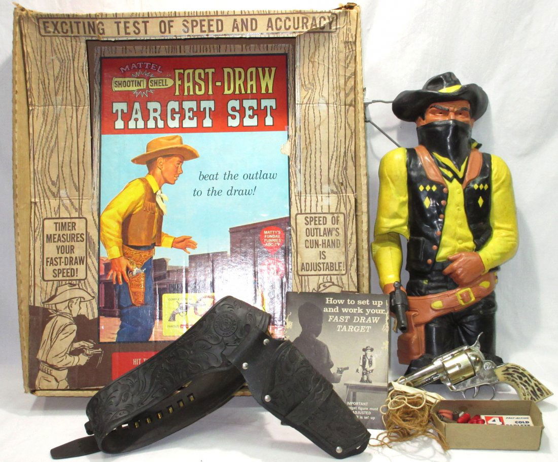 Mattel Fast Draw Target Set Orig. Box (1 of 8)