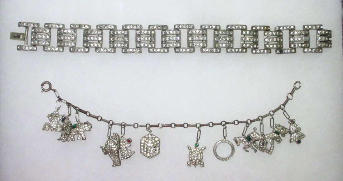 2 Diamante Rhinestone Deco Bracelets/Charm (1 of 5)