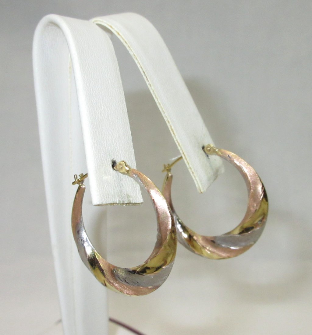 14kt Hoop Earrings (1 of 2)