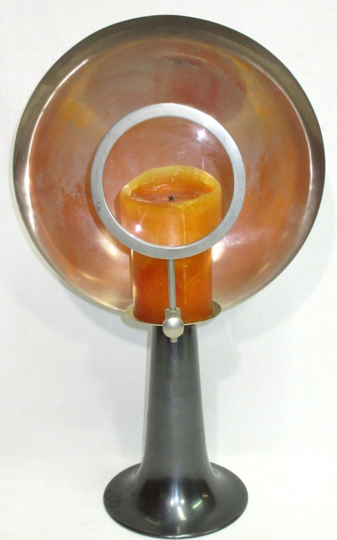 Candle Magnifier w/ Reflector: 19 1/4"T x 12"W x 5 1/2"D