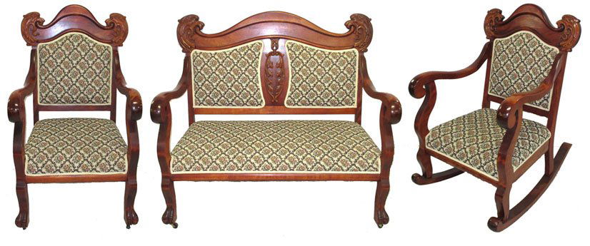 3pc Vict. Parlor Set (1 of 10)