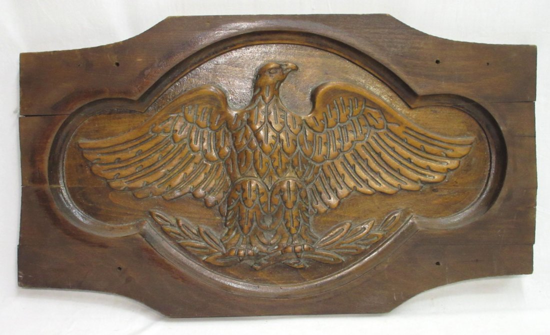 Bas Relief Carving of Eagle (1 of 3)